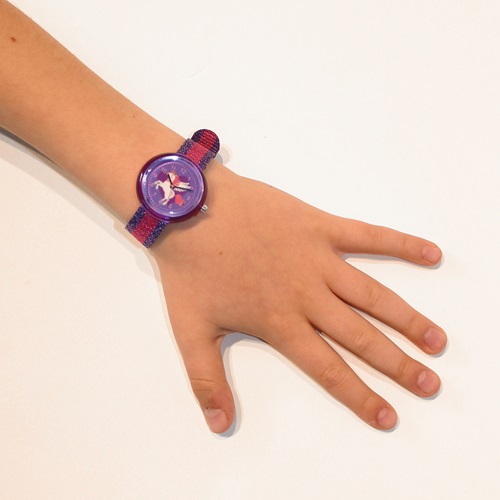 Laste käekell Pret Kids Time Unicorn Purple