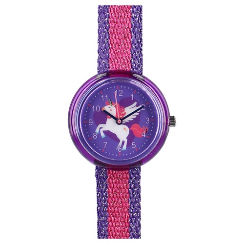 Laste käekell Pret Kids Time Unicorn Purple