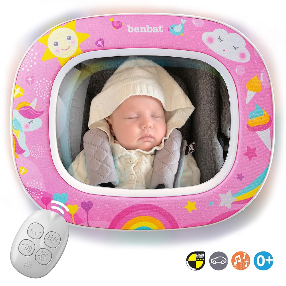 Beebipeegel autosse - Benbat Day & Night Unicorn