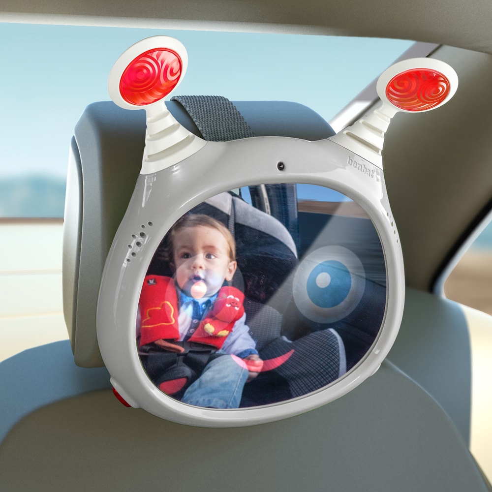 Beebipeegel autosse - Benbat Oly Active Baby Car Mirror Grey