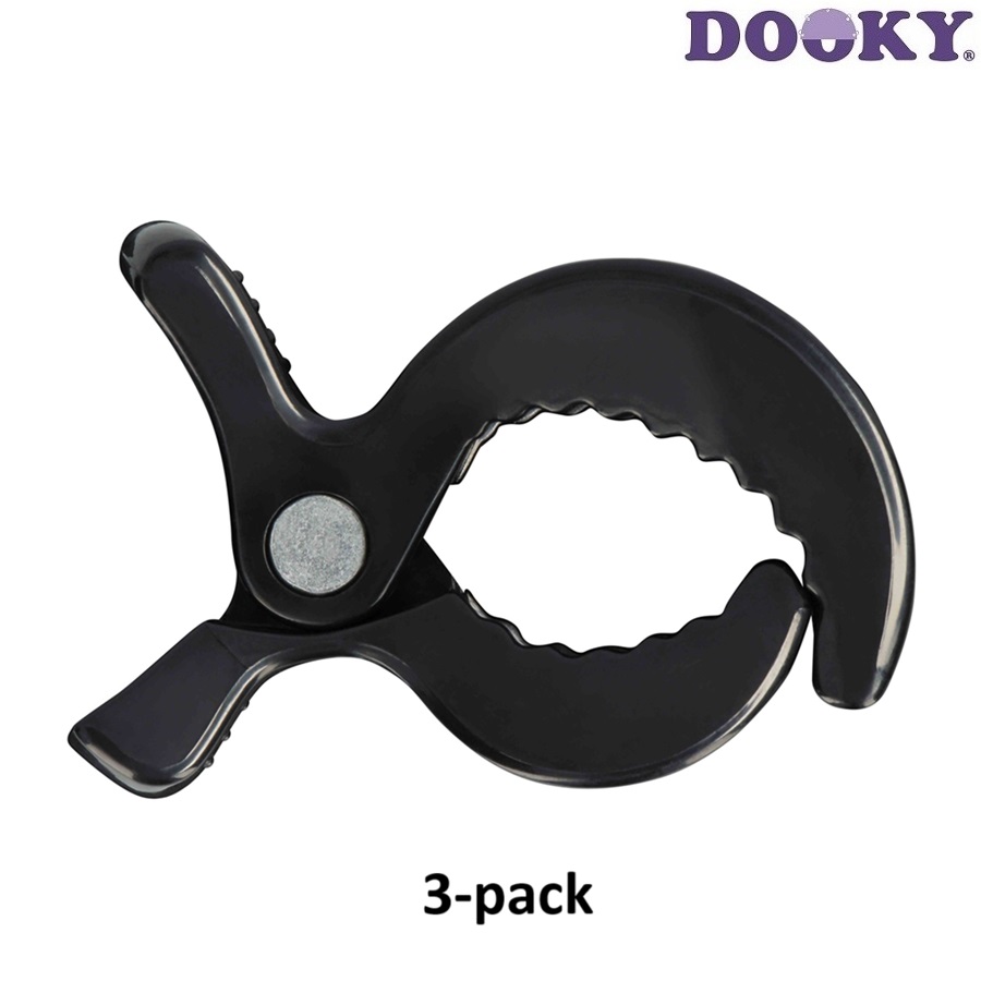 Dooky Multi Clips Black