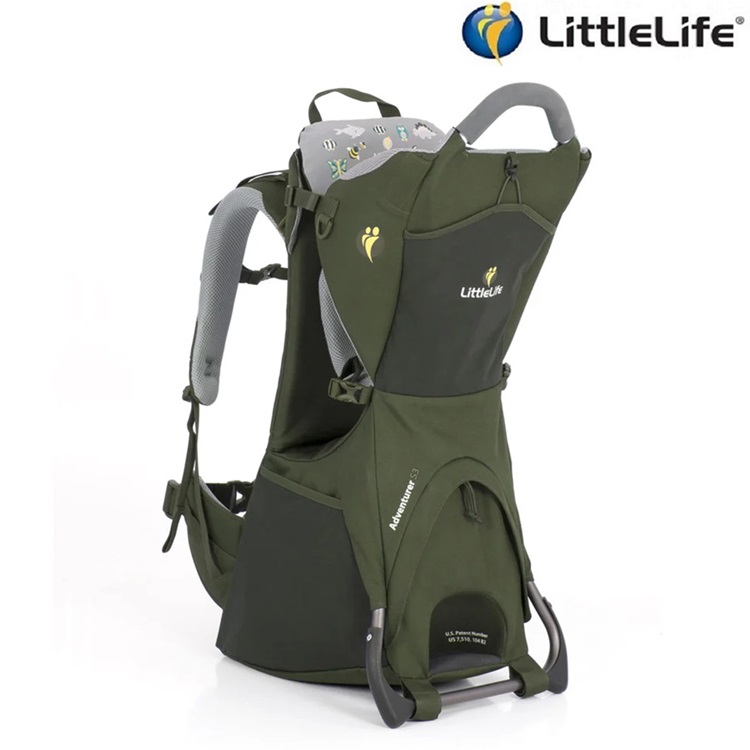 Lapsekandekott - LittleLife Adventurer S3 Roheline