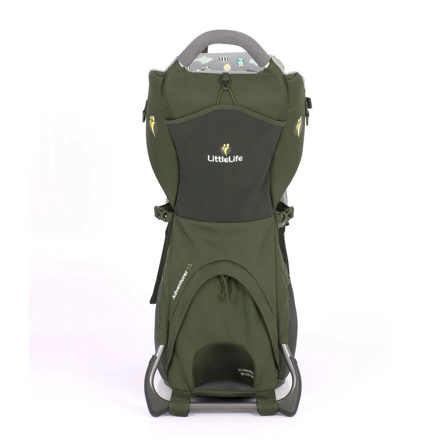 Lapsekandekott - LittleLife Adventurer S3 Roheline