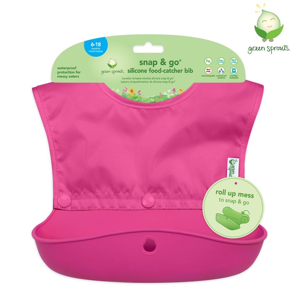 Pudipõll Green Sprouts Snap and Go Pink