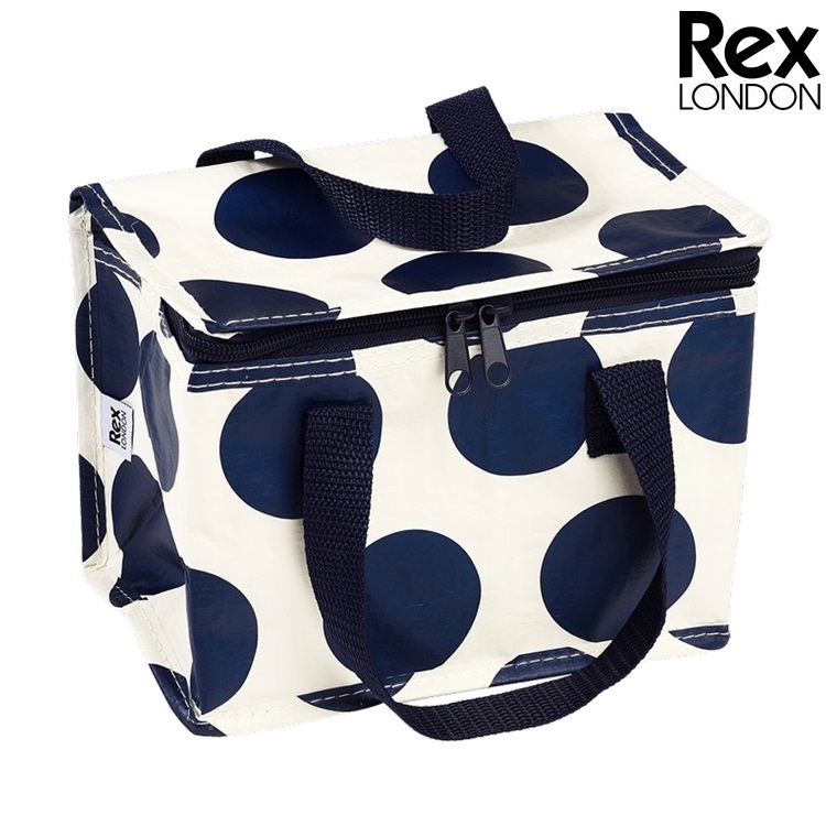 Rex London Termokott - Spotlight Blue on White