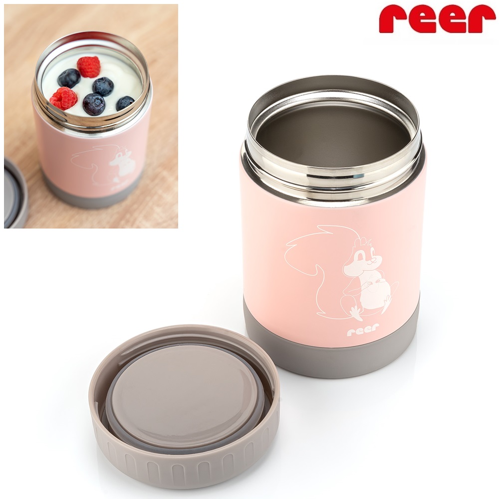 Laste toidutermos Reer ColourDesign Light Pink