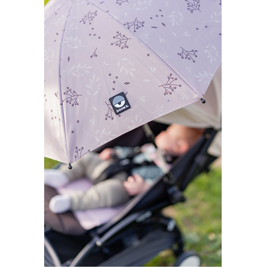 Dooky Päikesevari Vankrile - Buggy Parasol Umbrella Romantic Leaves Beige