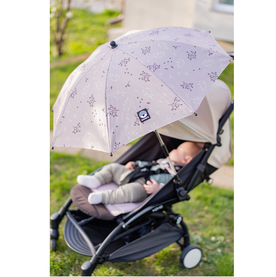 Dooky Päikesevari Vankrile - Buggy Parasol Umbrella Romantic Leaves Beige