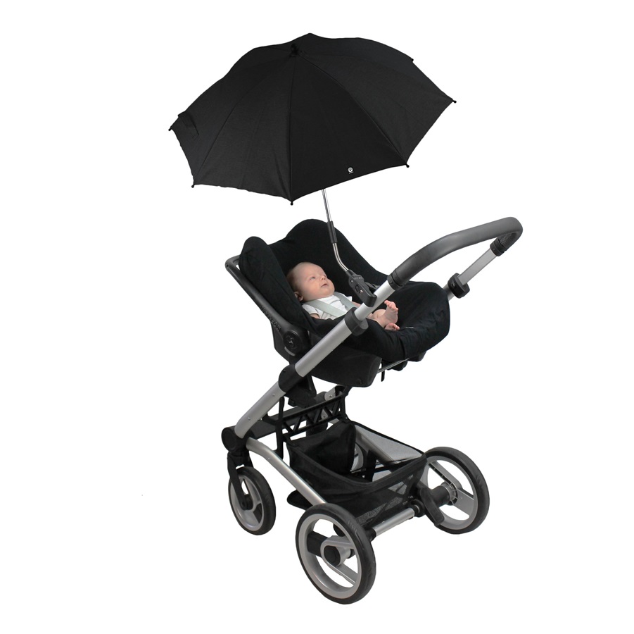 Päikesevari vankrile Dooky Buggy Parasol Umbrella Black