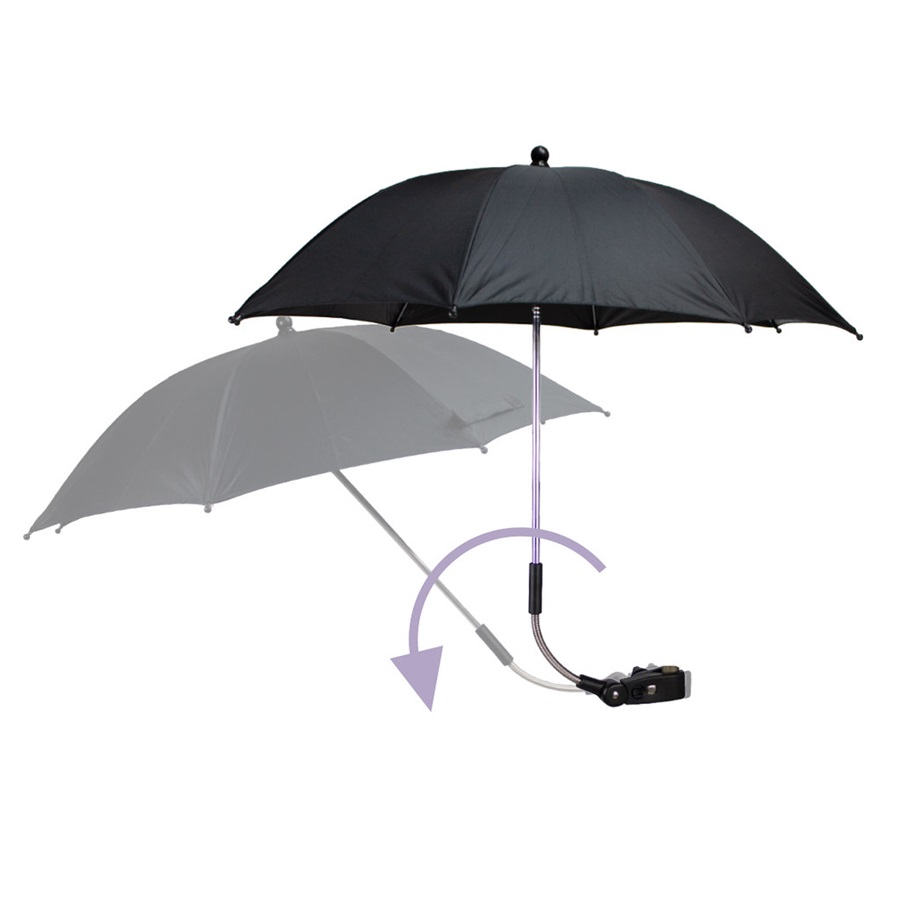 Dooky Päikesevari Vankrile - Buggy Parasol Umbrella Black