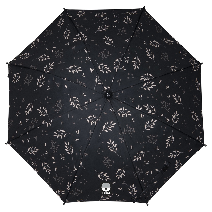 Dooky Päikesevari Vankrile - Buggy Parasol Umbrella Romantic Leaves Black