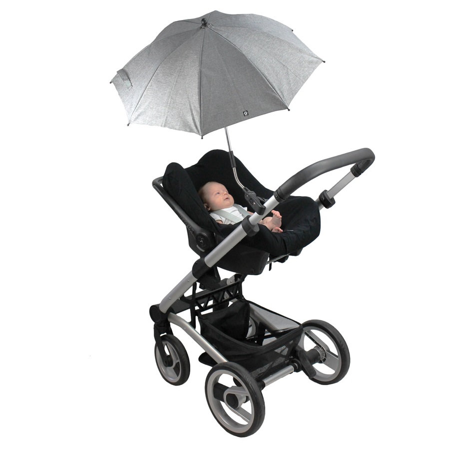 Päikesevari vankrile Dooky Buggy Parasol Umbrella Grey