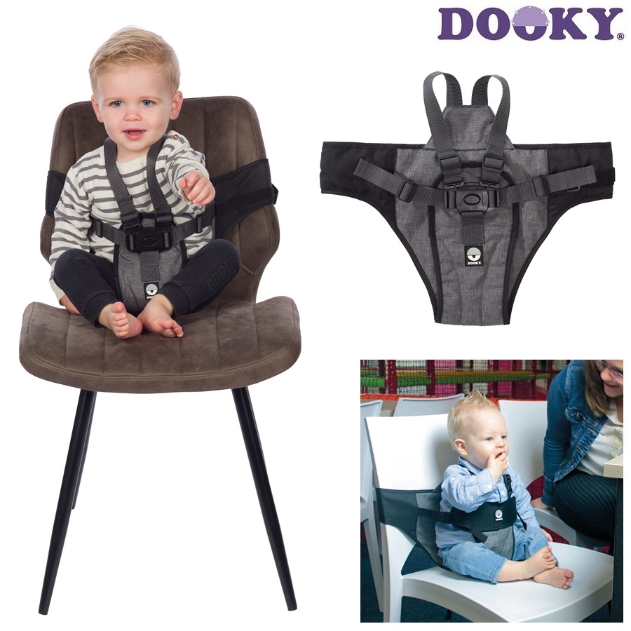 Laste söögitool Dooky Travel High Chair Grey