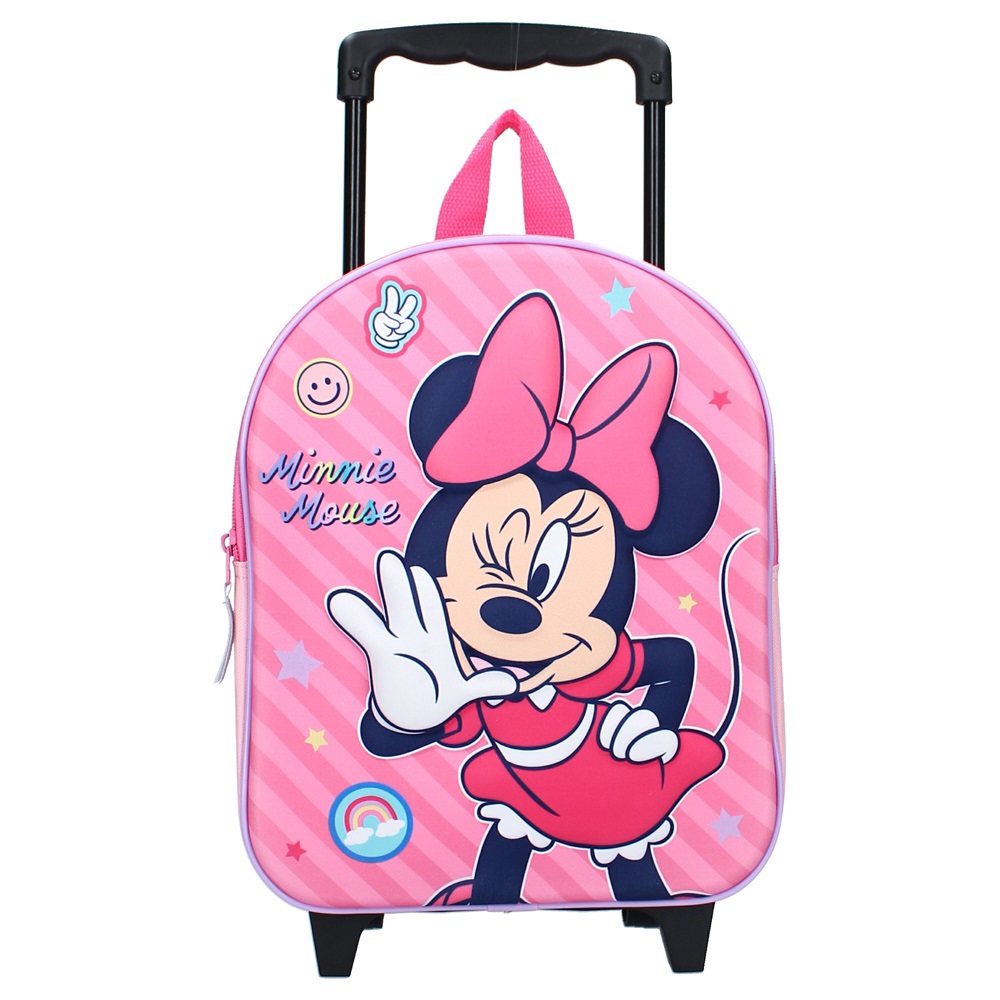 Laste kohver Minnie Mouse Fashion Besties Trolley Backpack