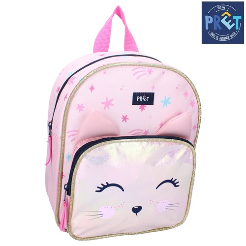 Laste seljakott Pret Giggle Light Pink Cat