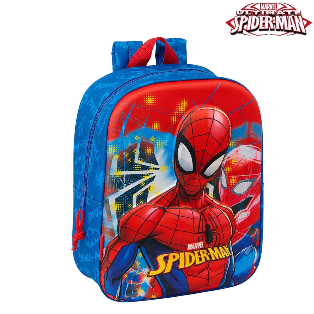 Laste seljakott Spiderman Amazing Strength 3D