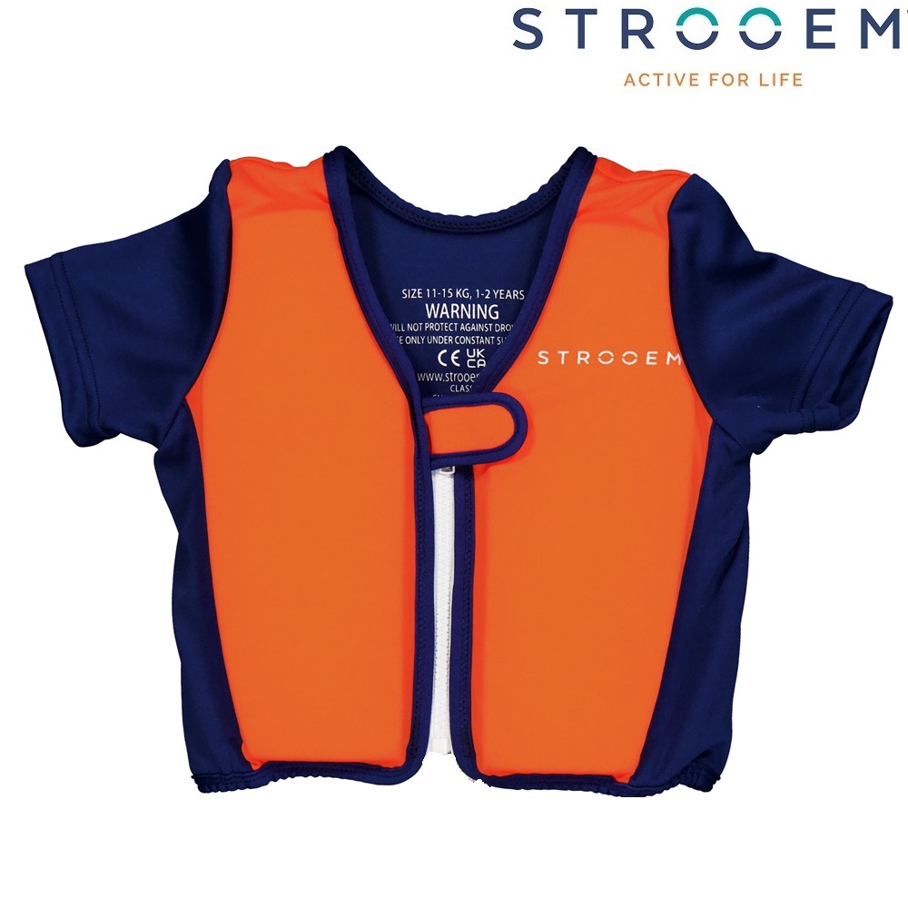 Strooem Laste Ujumisvest -  Navy Orange