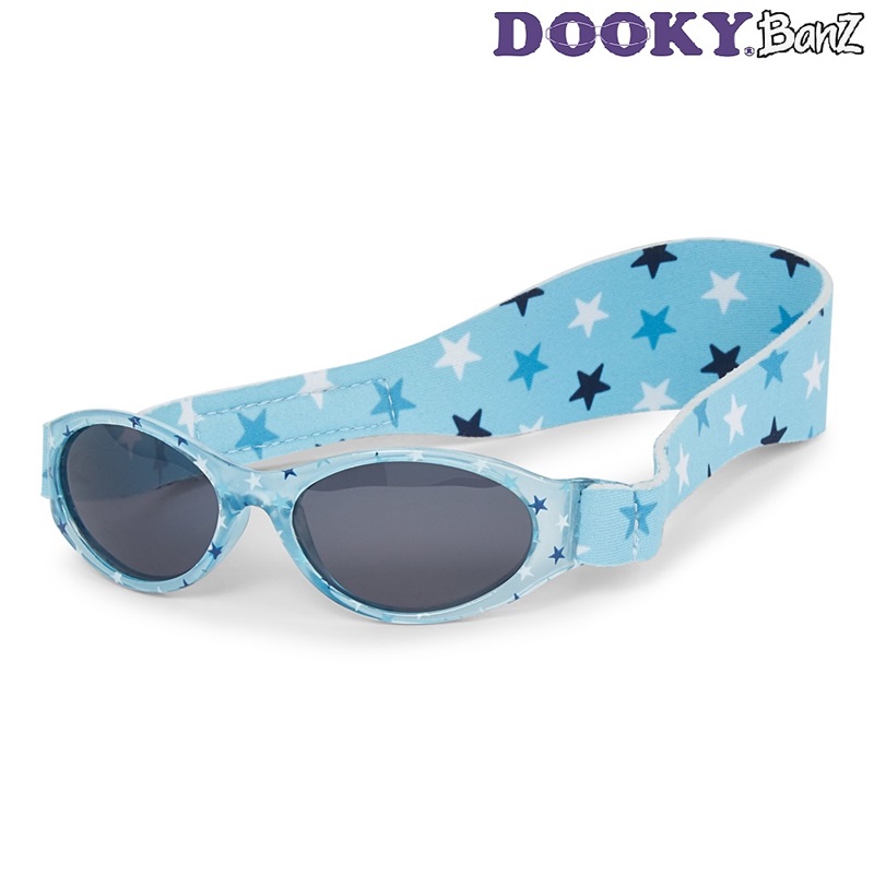 DookyBanz Beebi Päikeseprillid - Blue Stars